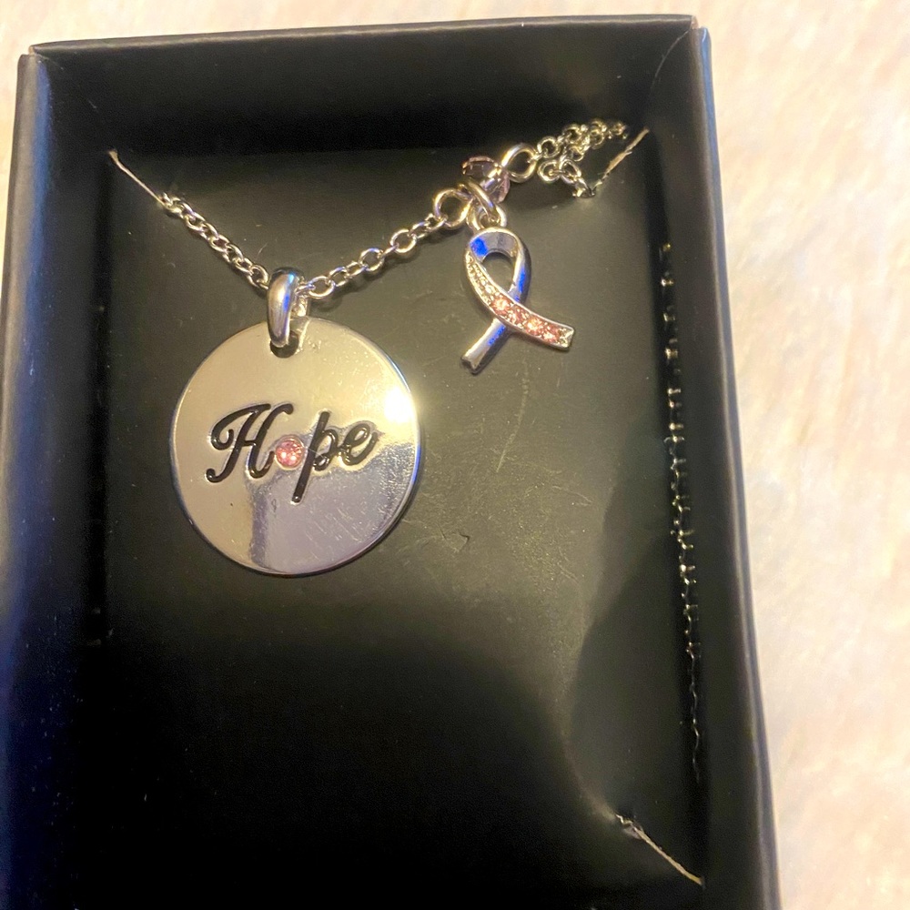 Breast Cancer Awareness necklace